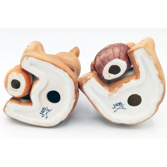 Homco Bears Mama Apple Basket Papa Honey Pot 4 inches Vintage 1980s Autumn Fall - Picture 10 of 12